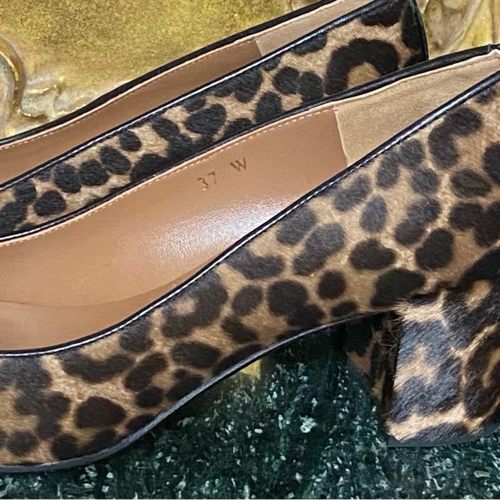 Margaux Animal Print Block Heels - Picture 4 of 8